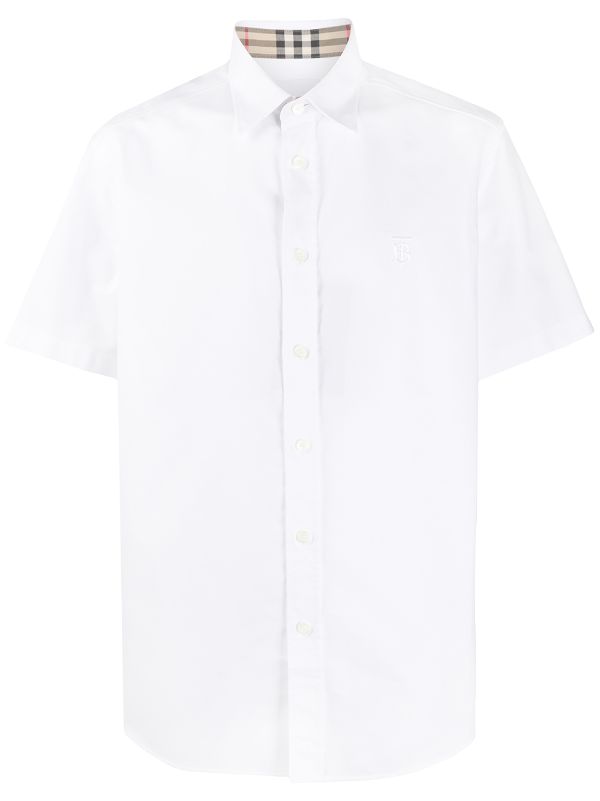 burberry plain white shirt