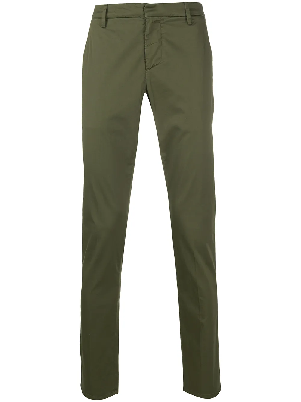 Dondup Slim-fit Tailored Trousers In Neutrals