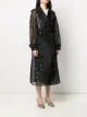 Dolce & Gabbana double-breasted organza trench coat