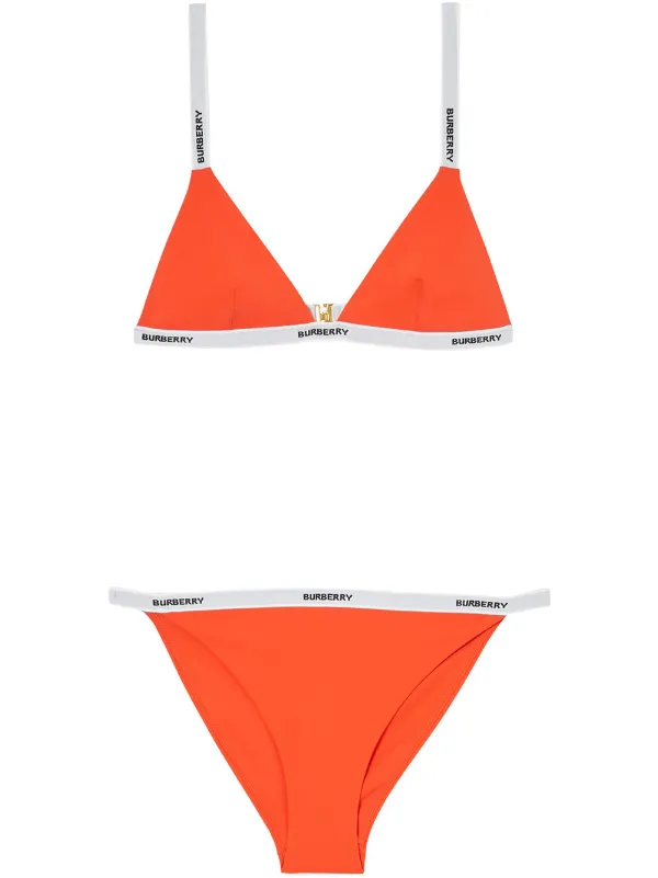 red burberry bikini