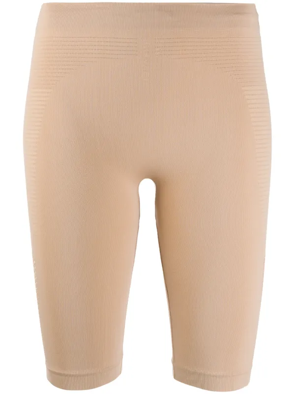 beige cycle shorts
