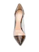 Gianvito Rossi Plexi leopard-print pumps
