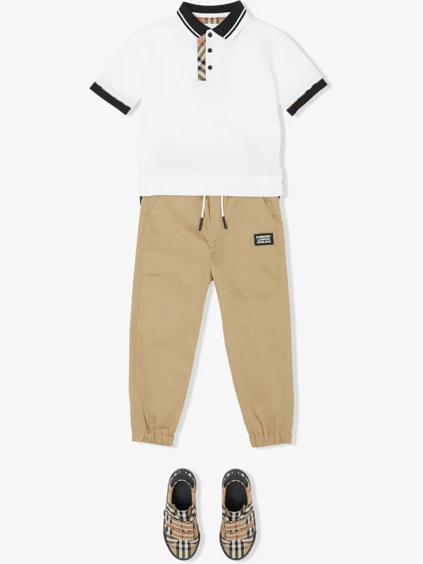 burberry pants kids yellow