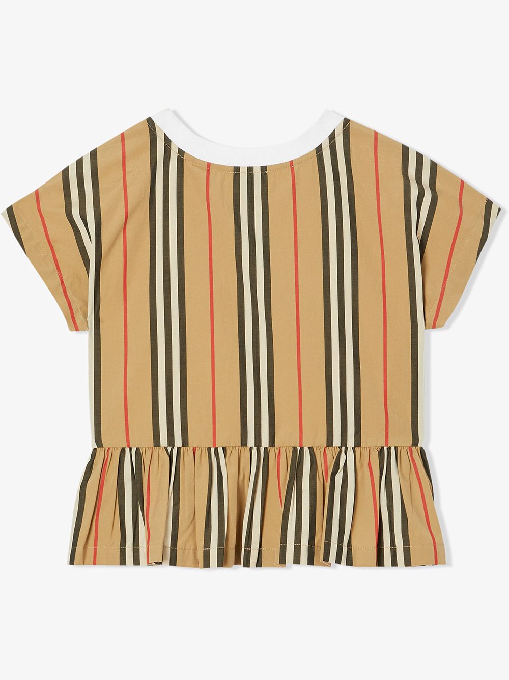 фото Burberry kids футболка с отделкой icon stripe