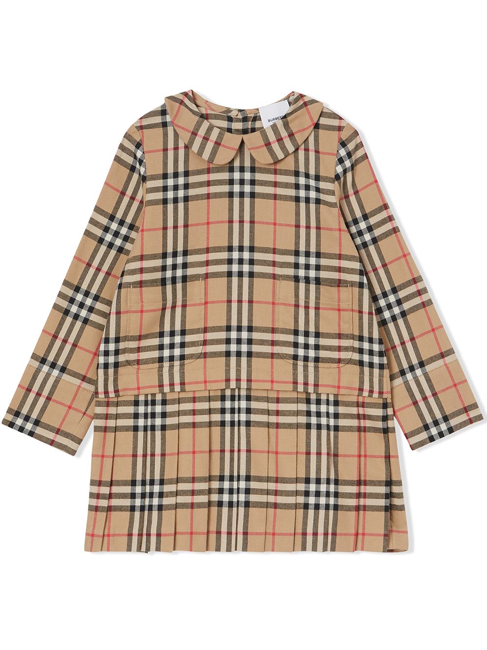 фото Burberry kids платье в клетку vintage check