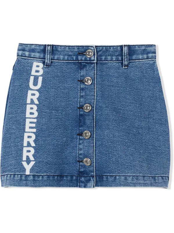 burberry denim skirt