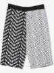 Burberry Kids شورت بطبعات متباينة الألوان
