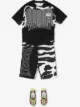 الصورة 2 من Burberry Kids شورت بطبعات متباينة الألوان
