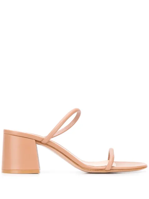 Gianvito Rossi double-strap block-heel sandals