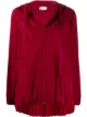 الصورة 1 من RED Valentino جاكيت بكسرات وسحاب وتصميم A
