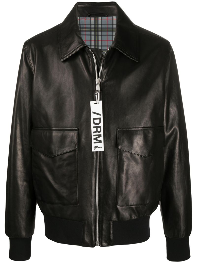 Drome Bomber Jacket In Black