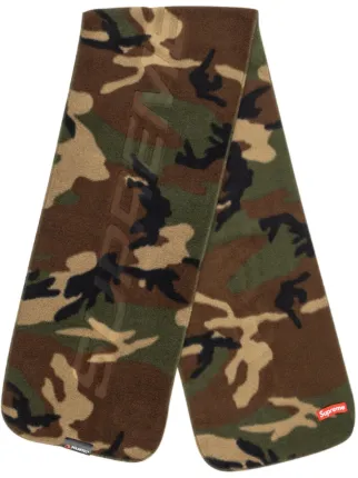 supreme polartec logo scarf