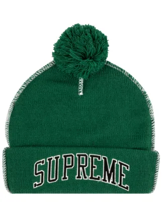 supreme contrast stitch beanie