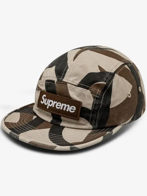 Supreme military-print camp cap