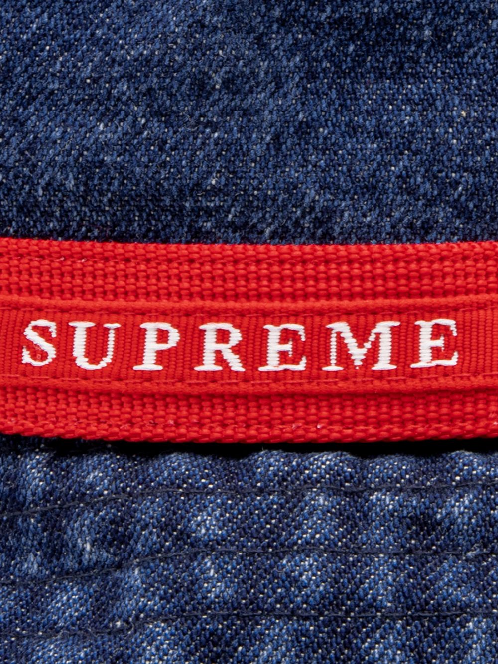 фото Supreme панама jacquard logo taping crusher