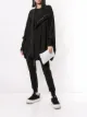 الصورة 2 من Rick Owens سترة بتصميم غير متساوي وثنيات