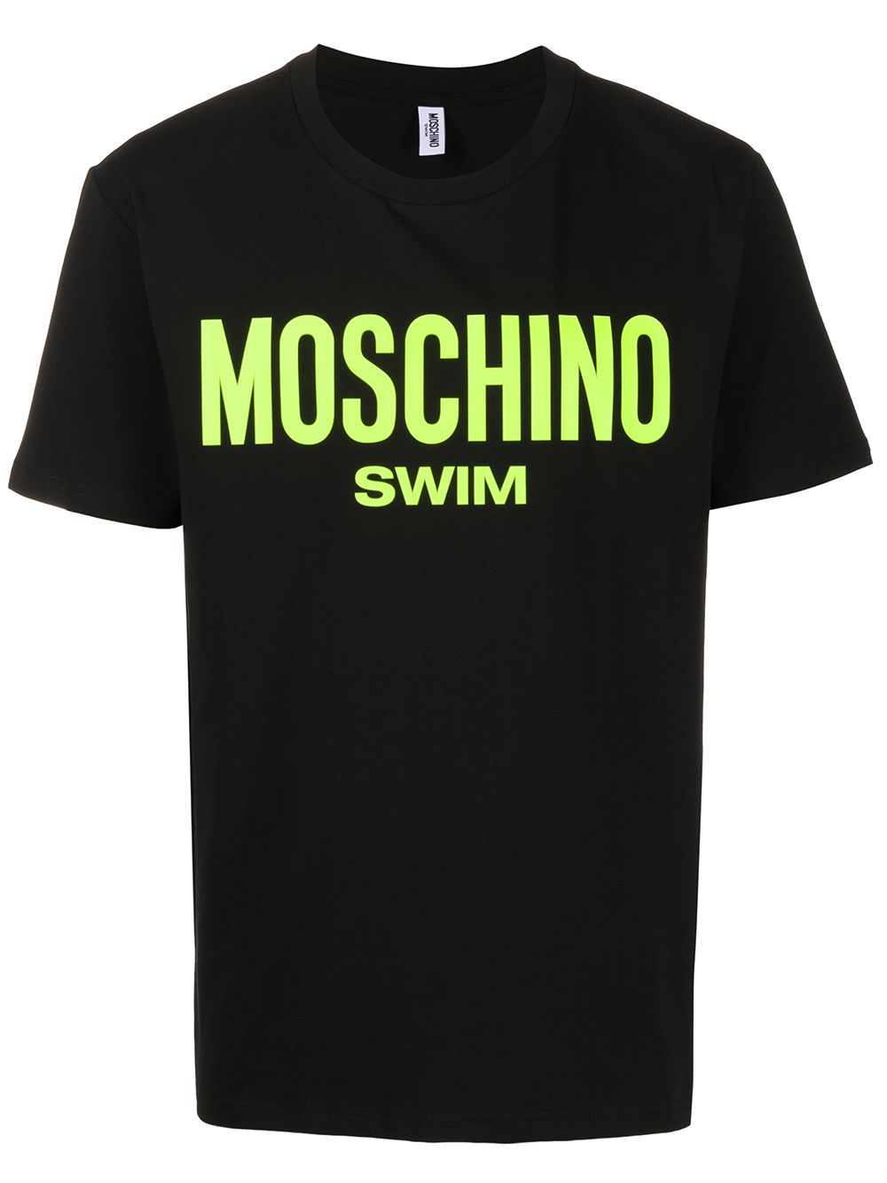 Moschino Logo Print T-shirt In Black