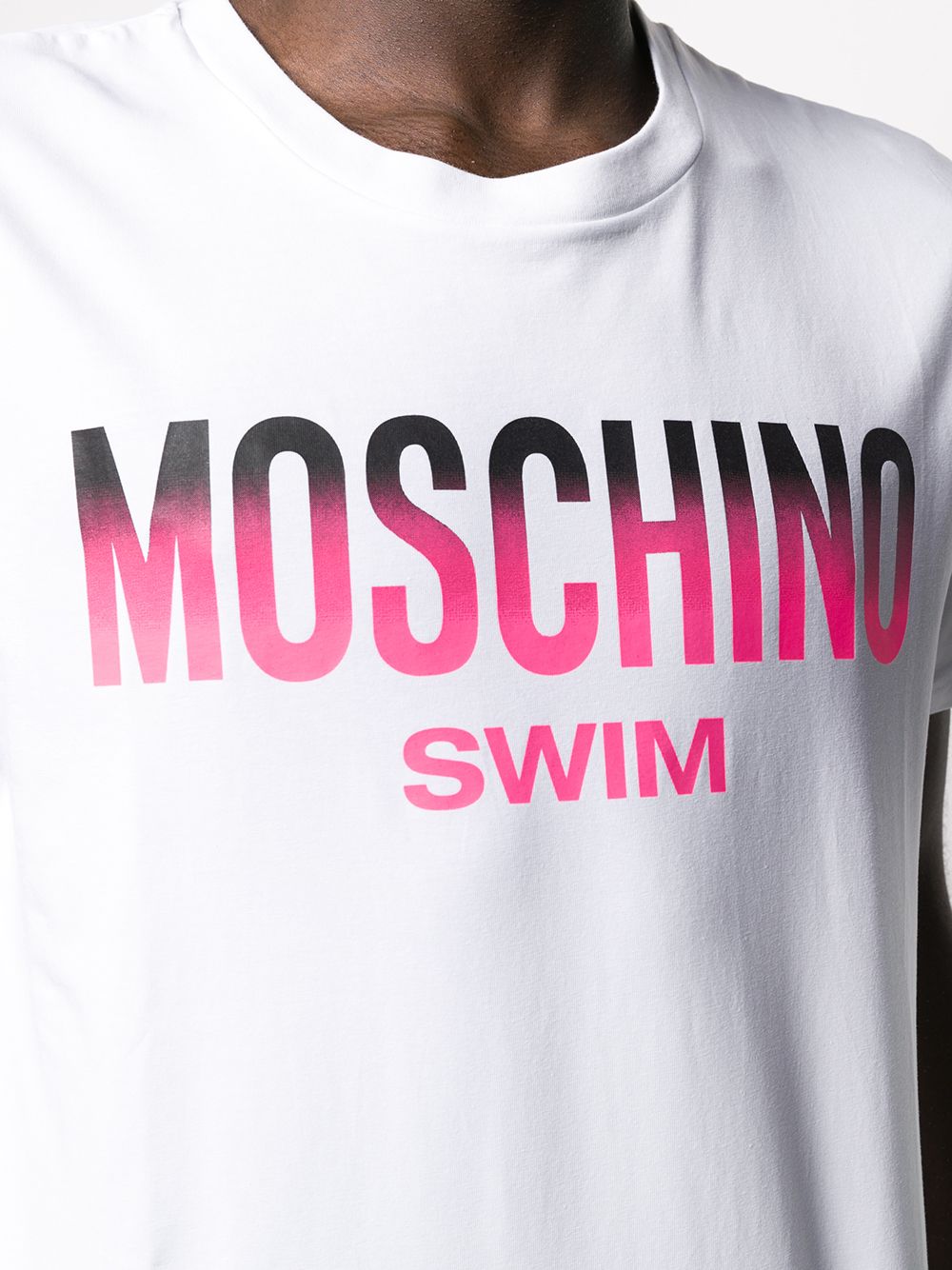 moschino swim men's t shirt