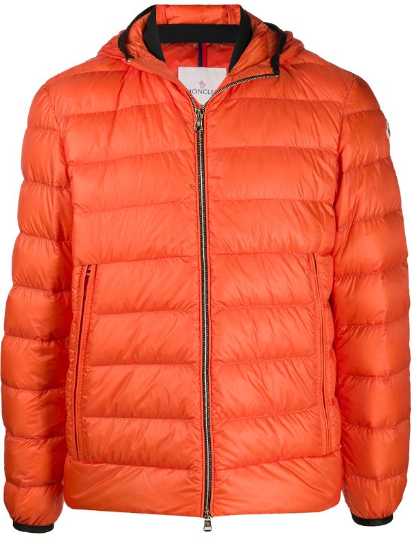 moncler jacket mens orange