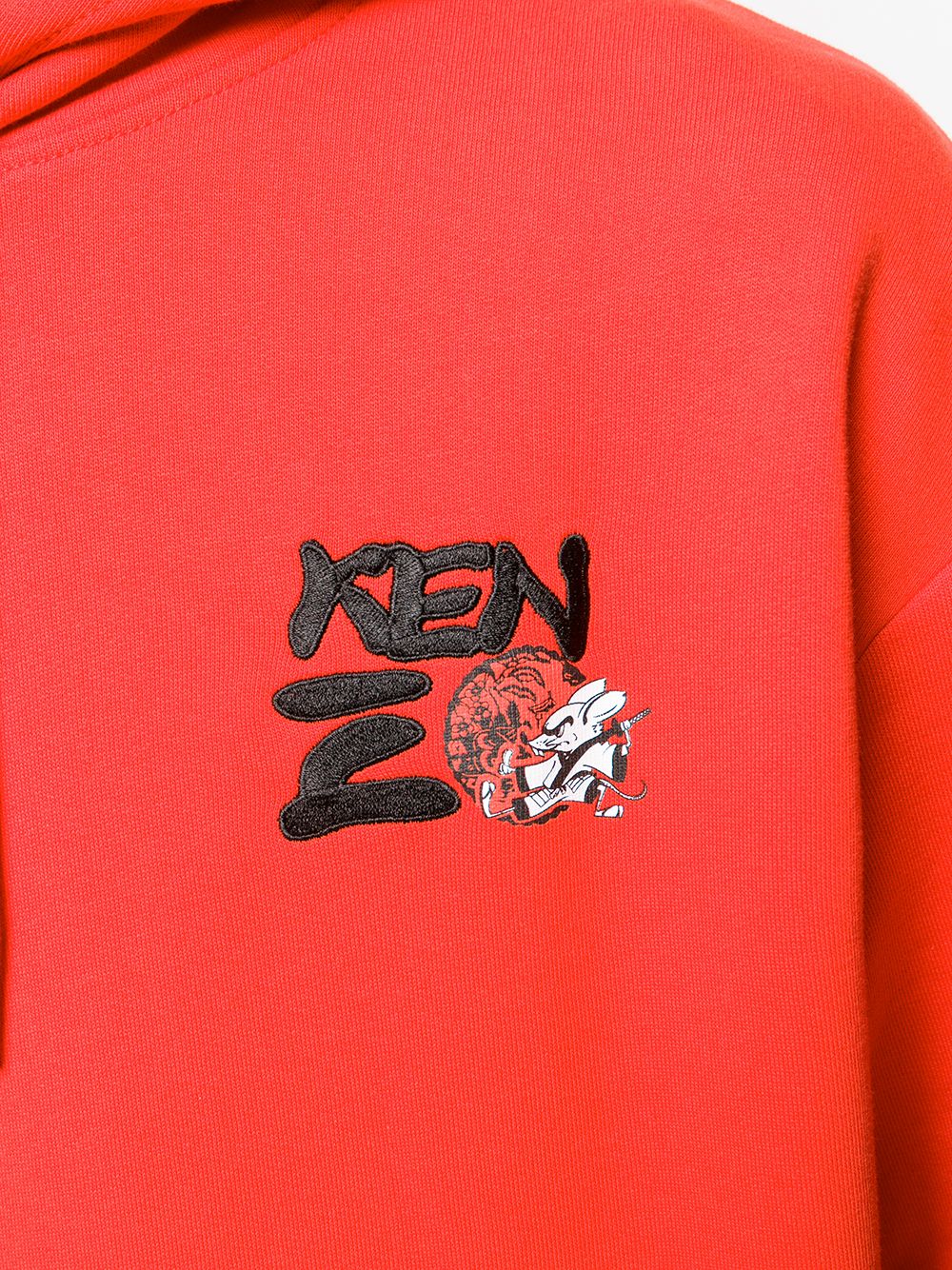 фото Kenzo толстовка с капюшоном и вышитым логотипом