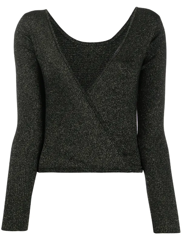 wrap back jumper