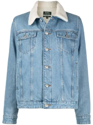 apc denim jacket womens