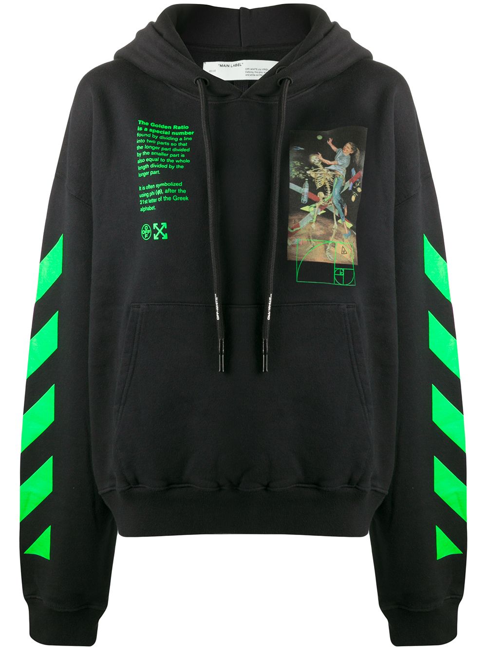 Off-white Pascal Painting Hoodie In Black