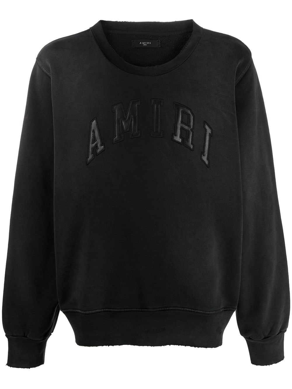 Amiri Embossed Logo Sweatshirt In Black