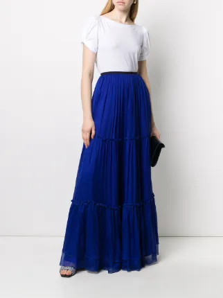 tiered long maxi skirt展示图