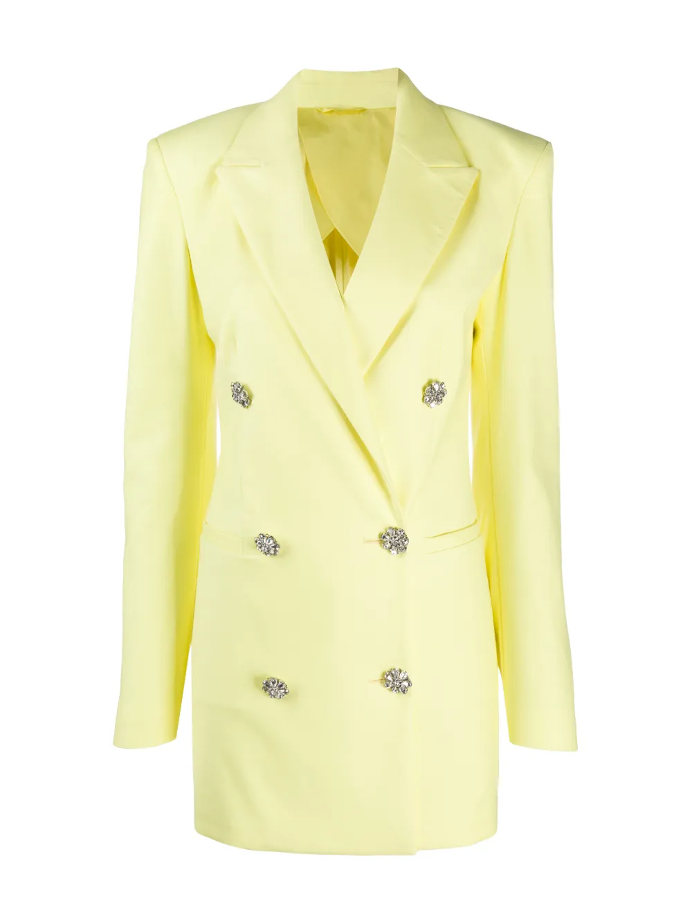ATTICO DOUBLE-BREASTED BLAZER DRESS,14915138