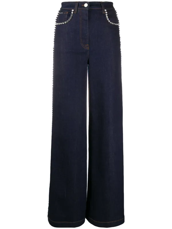 dolce and gabbana embellished jeans