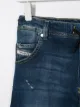 Diesel Kids شورت جينز بتأثير ممزق