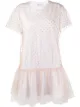 الصورة 1 من RED Valentino تيشيرت طويل بطبقة تول
