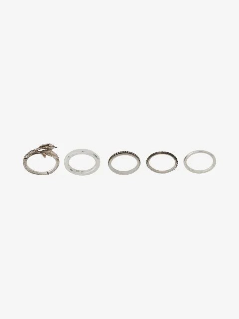 WERKSTATT:MÜNCHEN Rosebud 5-ring set