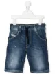 Image 1 of Diesel Kids drawstring denim shorts