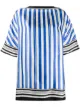 Image 1 of LOEWE striped print silk scarf top