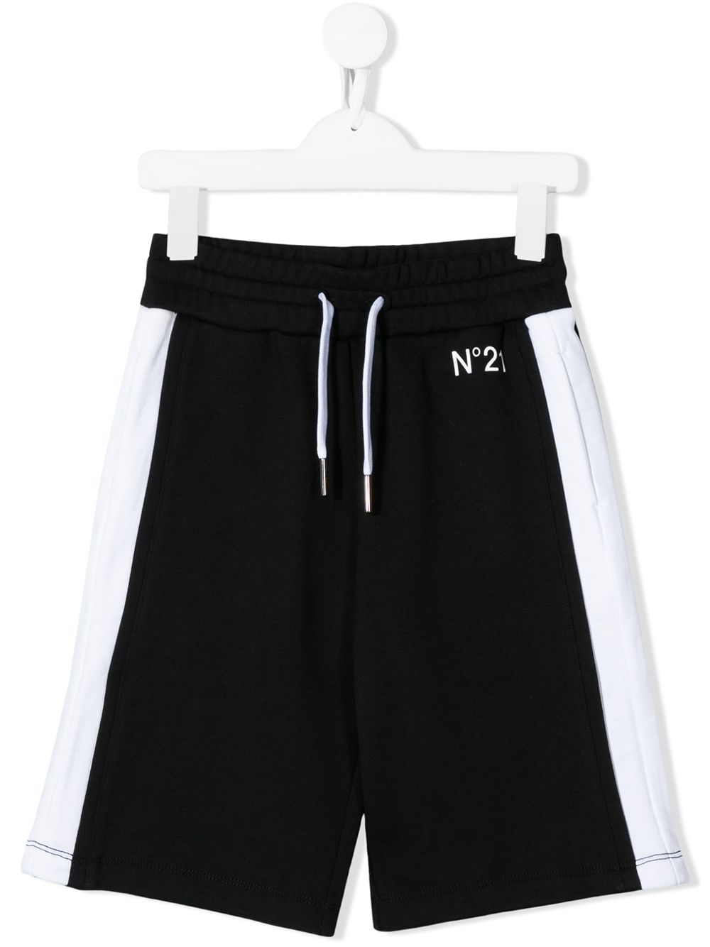 фото Nº21 kids drawstring logo shorts