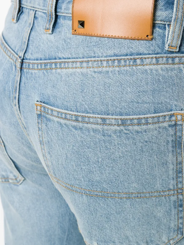 Valentino cropped ankle grazer jeans 