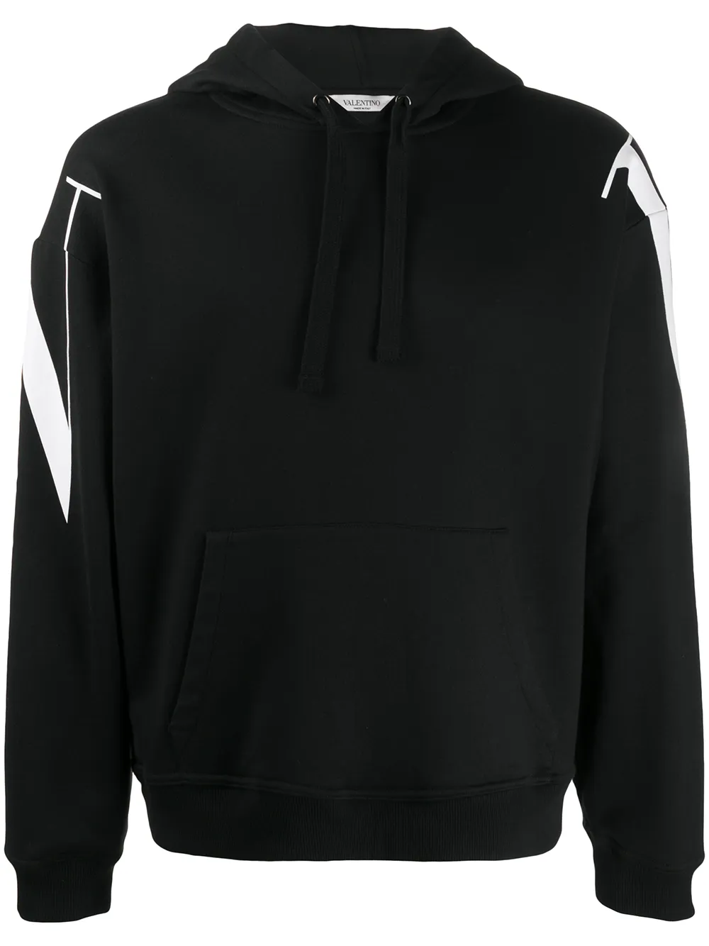 

Valentino VLTN print hoodie - Black