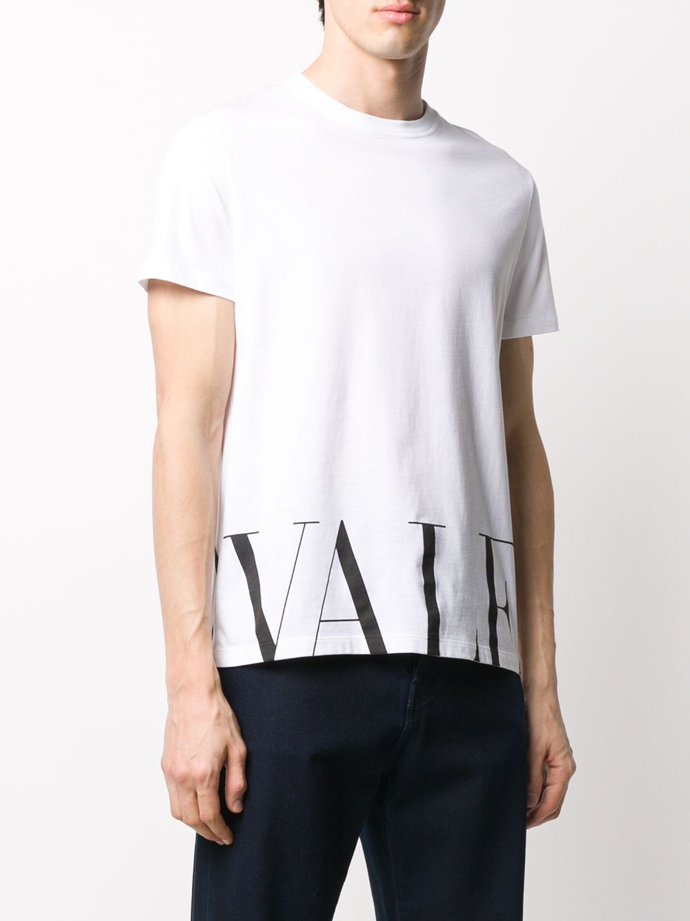 Shop Valentino logo T-shirt with Express Delivery - FARFETCH