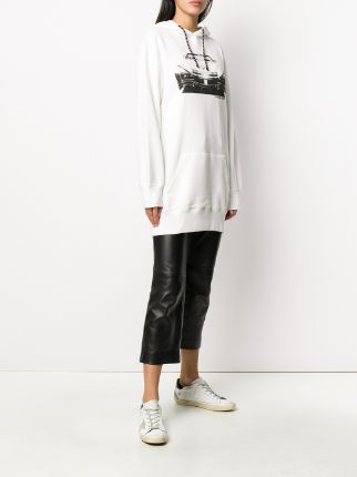 longline car print hoodie展示图