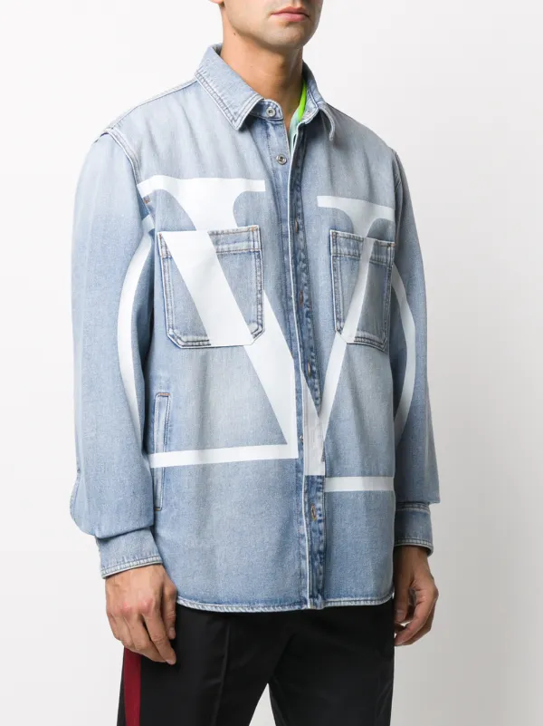 valentino denim shirt