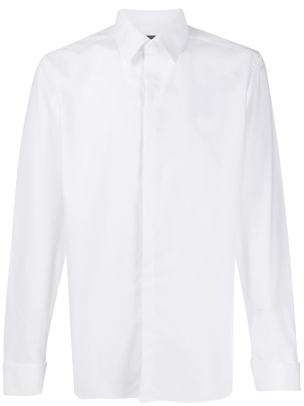 Corneliani Concealed Front Shirt In White