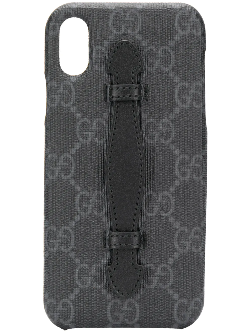 Gucci Gg Pattern Iphone Xs Max Case In Black