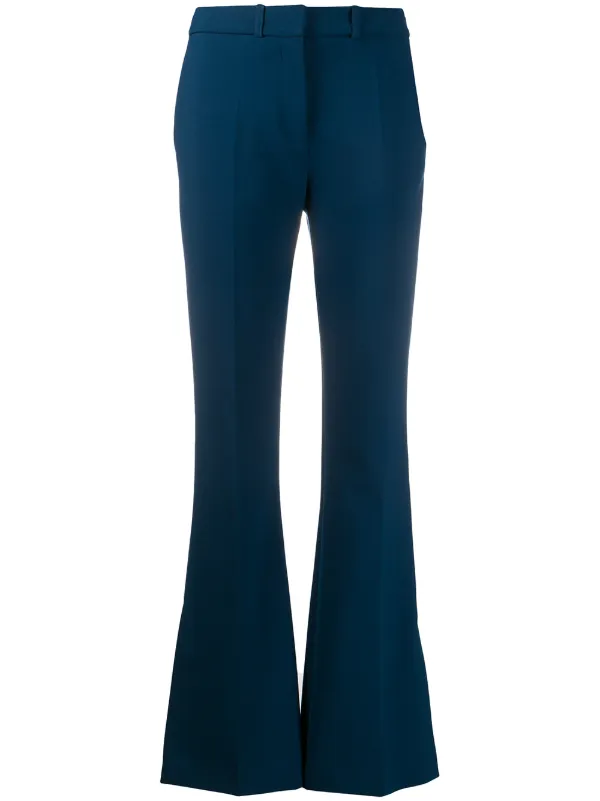 split flared trousers