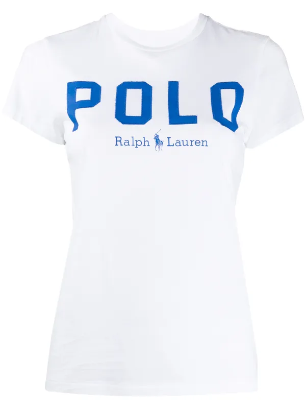 ralph lauren white fitted shirt