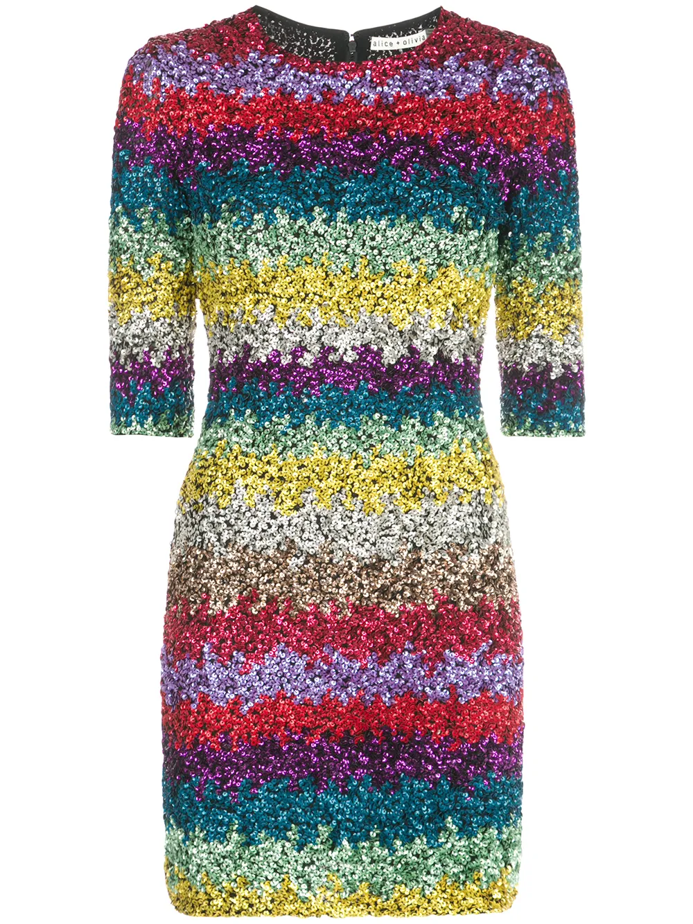 alice and olivia inka sequin dress