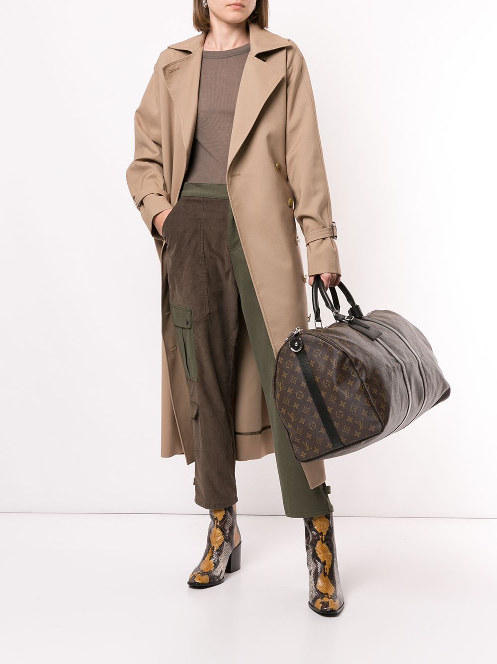 Louis Vuitton pre-owned Keepall 55 Weekender Bag - Farfetch