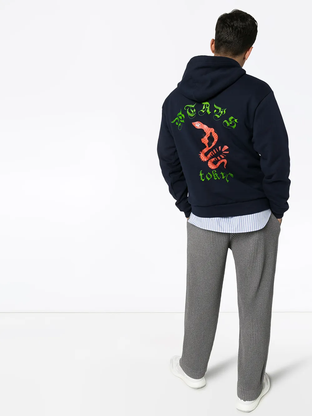 WTAPS Hoodie met logo - Blauw