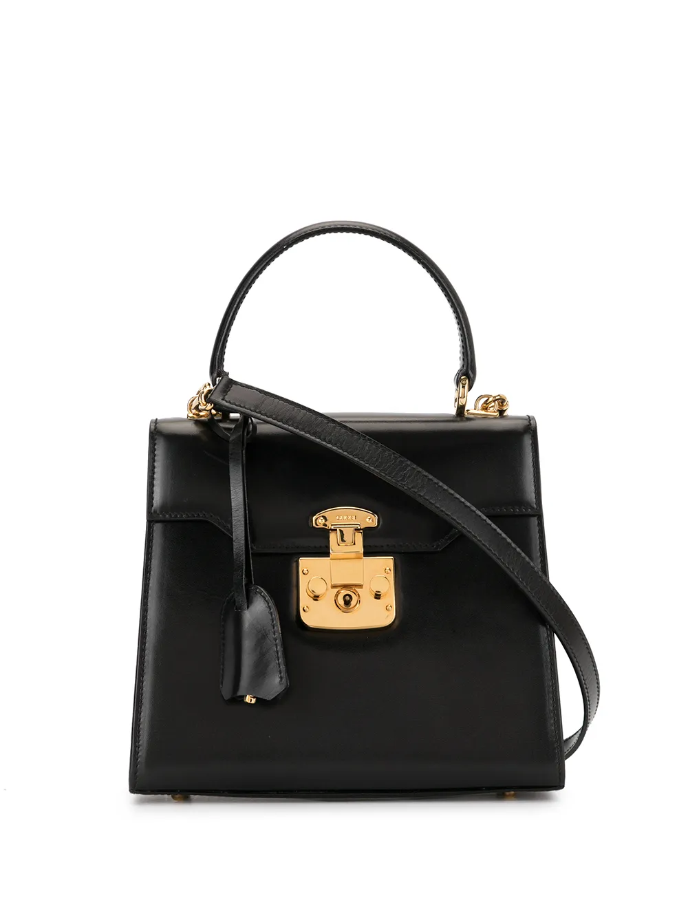 Pre-owned Gucci Lady Lock 2way Bag In Black | ModeSens